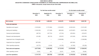 達(dá)達(dá)集團(tuán)2024年收入96.64億元 凈虧20.39億元