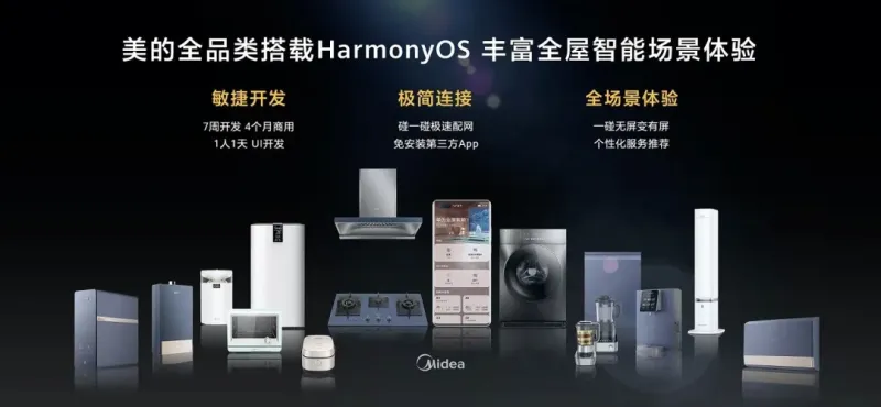 强强合作,美的IoT携手华为鸿蒙共同打造全场景智慧生活| 极客公园